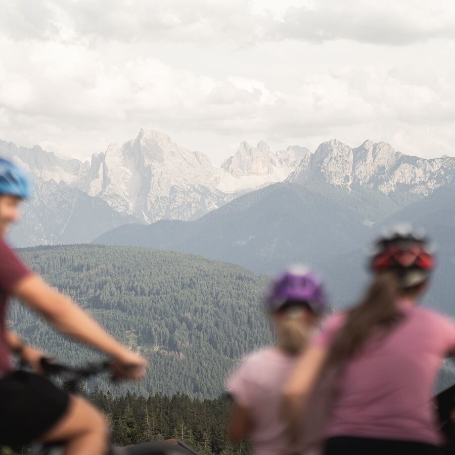 Familie, Mountainbike, Antholzertal | © Konistudios