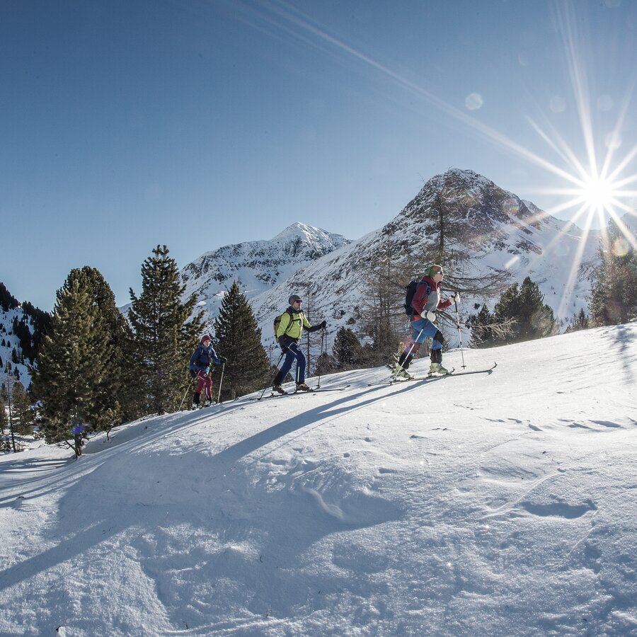 Ski touring in winter landscape | © Wisthaler Harald