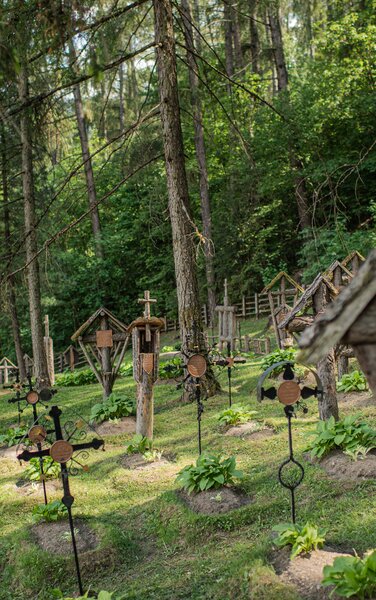 Der Wald/-Soldatenfriedhof in Bruneck im Sommer. | © TV Bruneck